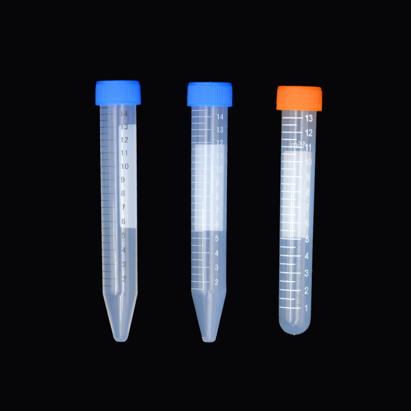 離心管15ml，羅口蓋，印刷刻度，尖底