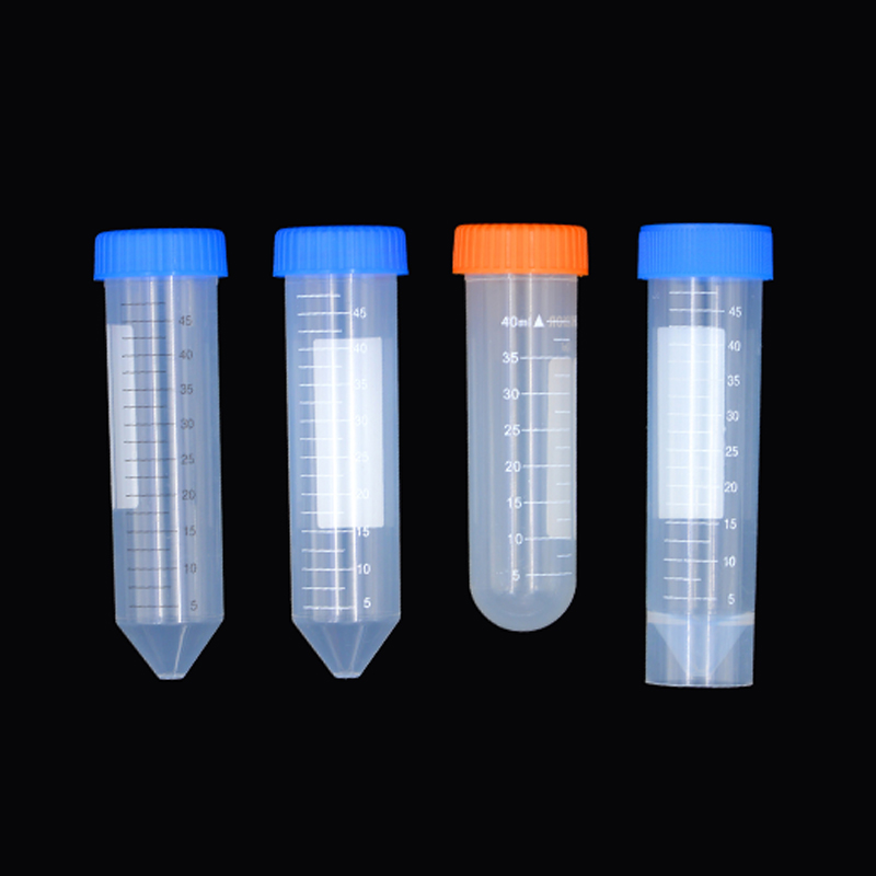 離心管50ml，羅口蓋，印刷刻度，圓底