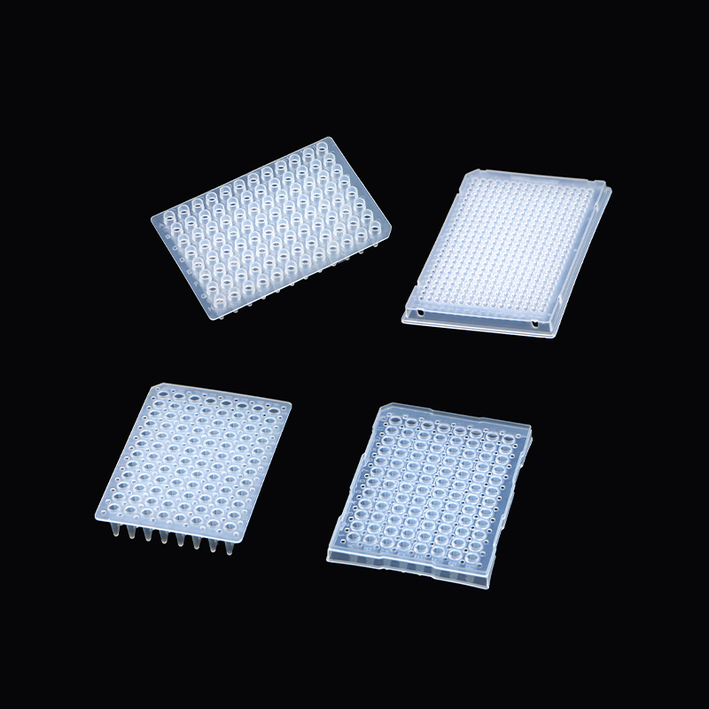 96孔PCR板，半裙邊，無裙邊，無裙邊突出，單孔容量0.2ml