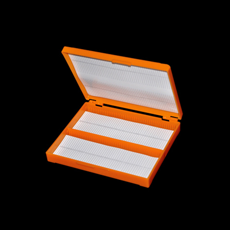 載玻片儲(chǔ)存盒100片裝，材質(zhì)ABS