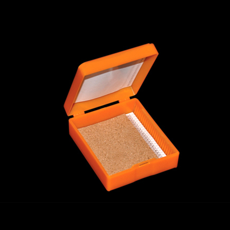 載玻片儲(chǔ)存盒25片裝，材質(zhì)ABS